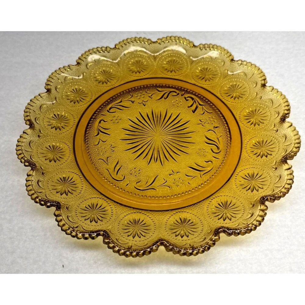 Brockway American Concord Amber Glass 10